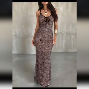 ❤️Leopard Print Maxi Dress NWOT
